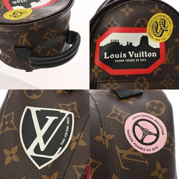 LOUIS VUITTON Monogram Palm Springs Backpack World Tour - Picture 9 of 15